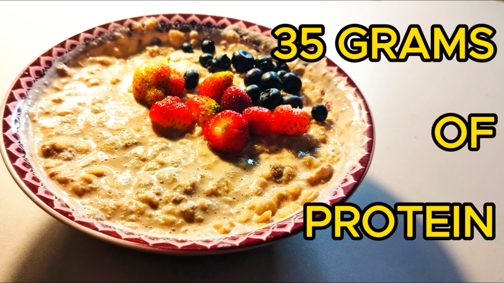 muscle recovery oatmeal