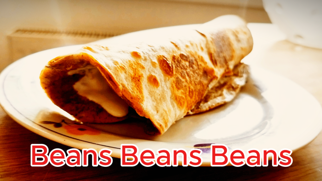 beans breakfast wrap